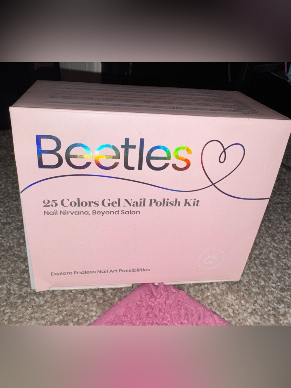 Colors Gel Nail Polish Kit - Pink